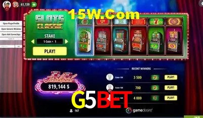 Provedores de Jogos G5Bet